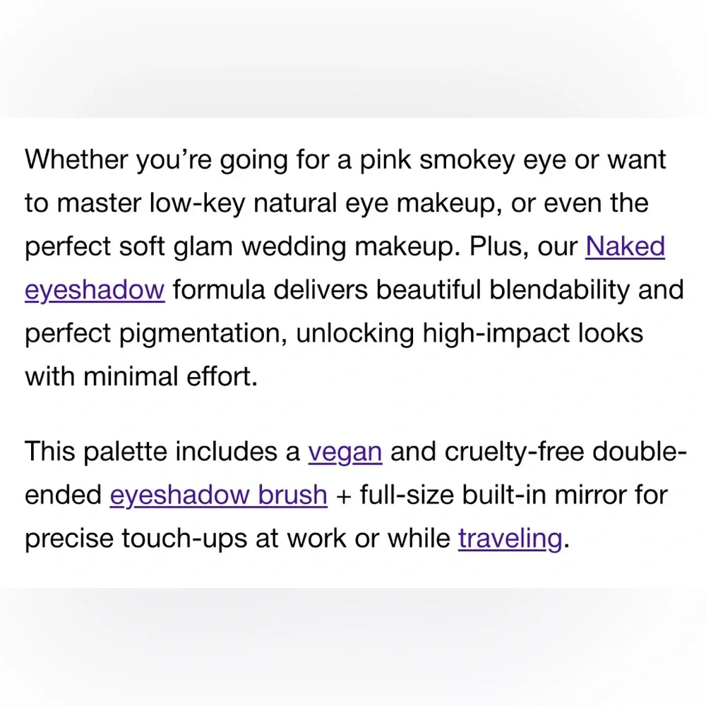 Urban Decay NAKED3 Soft Pink Eyeshadow Palette(Retail$59) - Picture 5 of 12